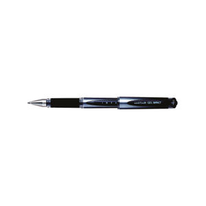 Uni-Ball Impact Black Gel Rollerball Pen (Pack of 12)