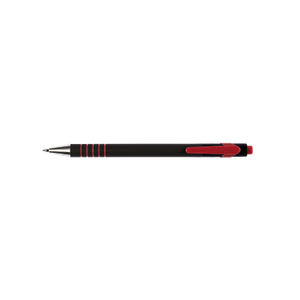 Q-Connect Lamda Ballpoint Pen Medium Red (Pack of 12)