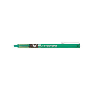 Pilot V5 Hi-Tecpoint Green Ultra Pen (Pack of 12)