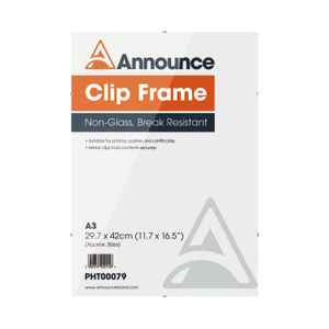 Announce A3 420x300mm Clip Frame