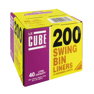 Le Cube Swing Bin Liners (Pack of 200)