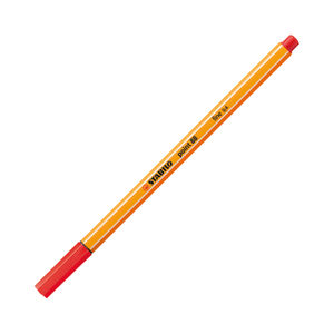 STABILO Point 88 Red Fineliner Pens (Pack of 10)