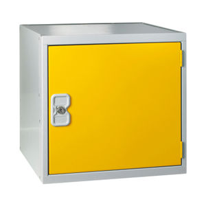 One Compartment D450mm Yellow Cube Locker