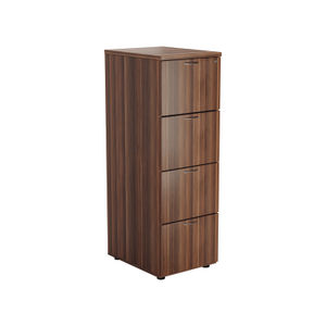 Jemini H1365mm Walnut 4 Drawer Filing Cabinet