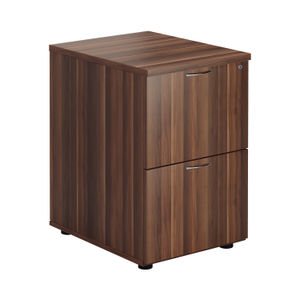 Jemini H710mm Walnut 2 Drawer Filing Cabinet