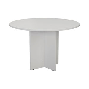 Jemini D1200 x H730mm White Round Meeting Table