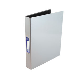 Oxford A4 Plus Metallic Silver 25mm 2 O-Ring Binder