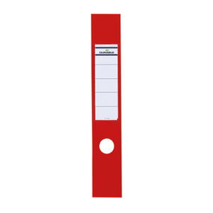 Durable Red Lever Arch Spine Labels (Pack of 10)