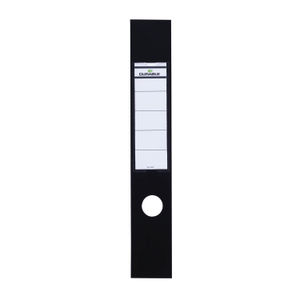 Durable Black Lever Arch Spine Labels - Pack of 10