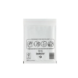 Mail Lite Bubble Postal Bag White C0-150x210 (Pack of 100)