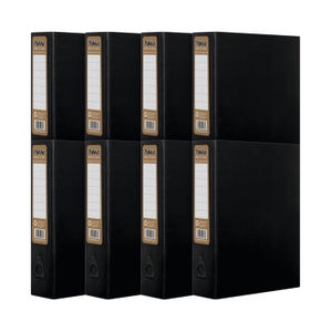 Pukka Recycled Box File Foolscap Black (Pack of 8)