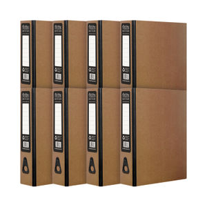 Pukka Foolscap Recycled Kraft Box Files (Pack of 8)