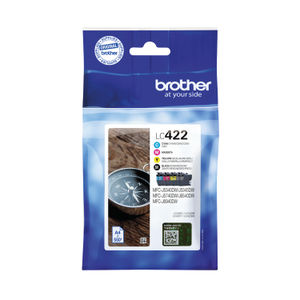 Brother LC422 Multipack Ink Cartridges CMYK