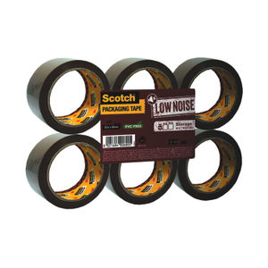 Scotch 48mm x 66m Brown Packaging Tape (Pack of 6)