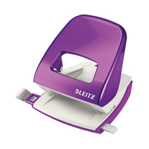 Leitz NeXXt WOW Metal Office Hole Punch 30 sheets Purple