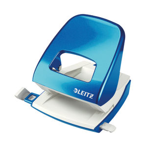 Leitz Metallic Blue NeXXt WOW Metal Office Hole Punch