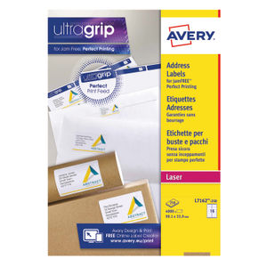 Avery White QuickPEEL Laser Address Labels (Pack of 4000)