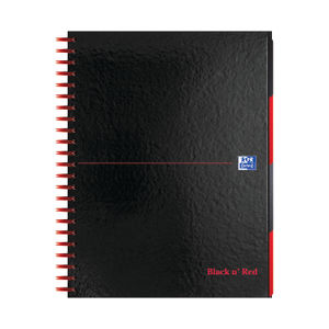 Black n Red Hardback Wirebound Project Book 200 Pages A4+ (Pack of 3)