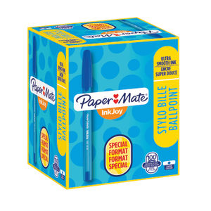Paper Mate Blue InkJoy 100 Ballpoint Pens (Pack of 100)