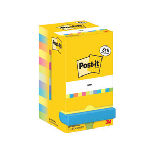 Post-it Notes 76x76mm Energetic (Pack of 8 + 4 FOC)