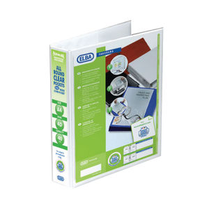 Elba Panorama White A4 4 D-Ring Binder 40mm (Pack of 10)