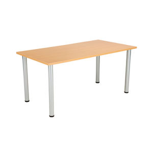 Jemini 1600x800mm Beech Rectangular Meeting Table