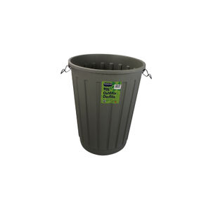 Addis Grey 90 Litre Round Base Dustbin