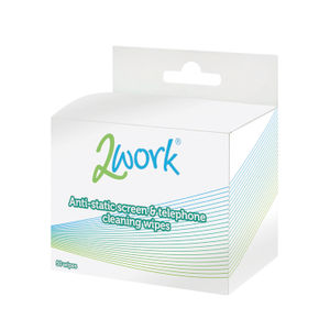 2Work Anti-Static Screen and Telephone Wipes (Pack of 50)