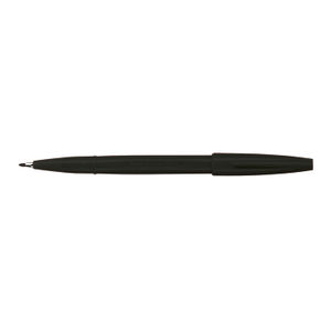 Pentel Sign Black Fibre Tip Pen (Pack of 12)