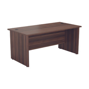 Jemini 1200x800mm Dark Walnut Rectangular Panel End Desk