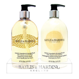 Baylis & Harding 500ml Mandarin and Grapefruit Wash Set