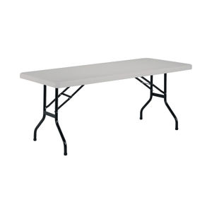 Jemini 1510x760mm White Folding Rectangular Table