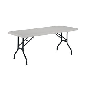 Jemini 1210x600mm White Folding Rectangular Table