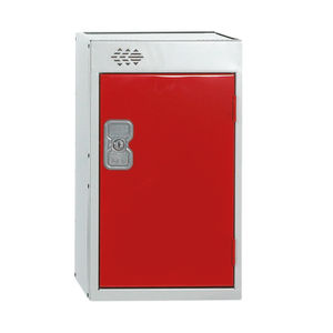 One Compartment D450mm Red Quarto Locker - MQ2511GURD00