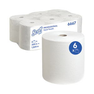 Scott Ultra 1-Ply Hand Towel Rolls (Pack of 6)