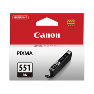 Canon CLI-551BK Black Ink Cartridge - 6508B001