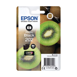 Epson 202 Photo Black Ink Cartridge - C13T02F14010