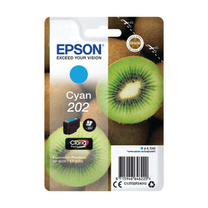 Epson 202 Cyan Ink Cartridge - C13T02F24010