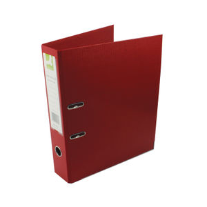 Q-Connect 70mm Lever Arch File Polypropylene Foolscap Red (Pack of 10)