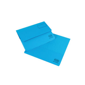 Elba Strongline Foolscap Blue 32mm Document Wallets (Pack of 25)