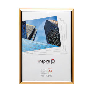 Hampton Easyloader Certificate Photo Frame A4 Plexi Gold