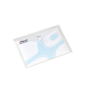 Rexel A4 White Translucent Popper Folder (Pack of 5)