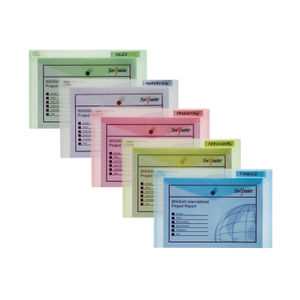 Snopake Foolscap Assorted Classic Polyfile (Pack of 5)