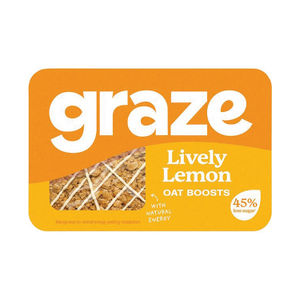 Graze Lively Lemon Flapjack Punnet (Pack of 9)