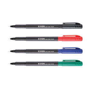 Ikon OHP Assorted Fine Marker Pens (Pack of 8)