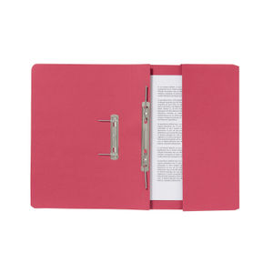 Guildhall Red Pocket Spiral Files 285gsm (Pack of 25)