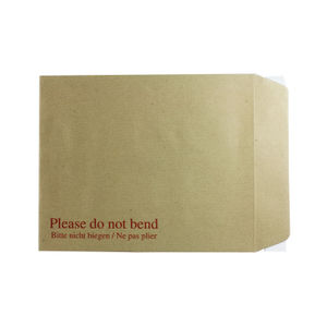 Q-Connect Envelope 267x216mm Board Back Peel and Seal 115gsm Manilla (Pack of 12