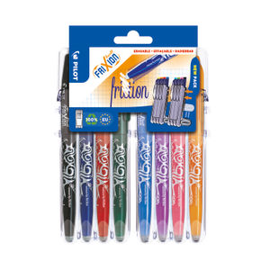 Pilot FiXion Rollerball 07 Assorted Pens (Pack of 8)