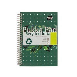 Pukka Pad A5 Recycled Wirebound Notebook (Pack of 3)