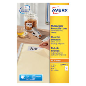 Avery Multipurpose Removable Label (Pack of 675)